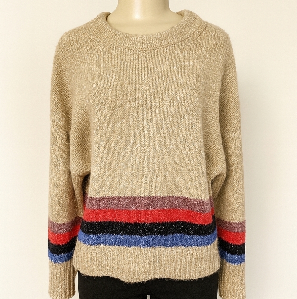 Treasure & Bond Striped Knit Sweater – Women’s Large (NWT)